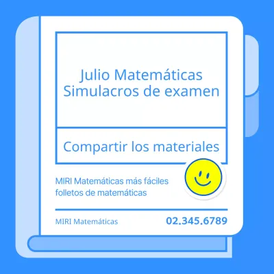 Promover materiales sencillos en azul