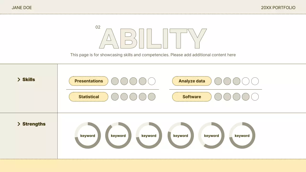 Presentasi Resume Portofolio Modern Beige