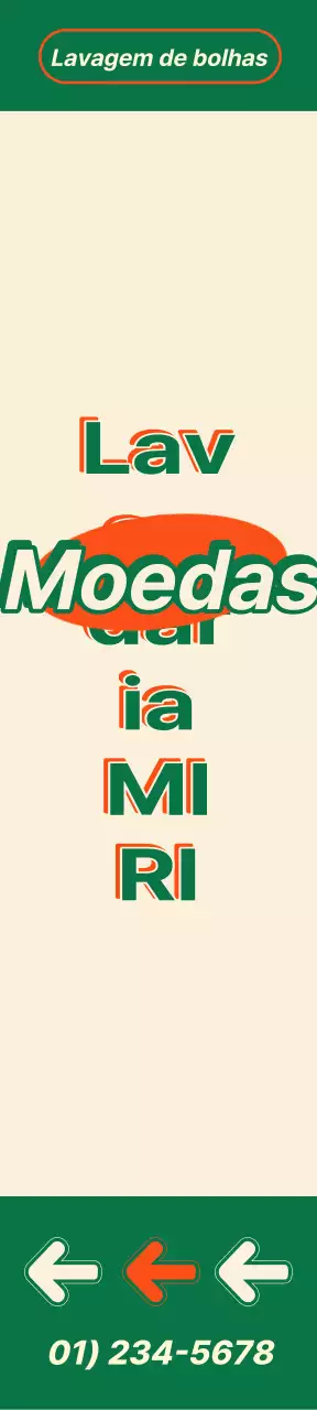 Cartaz de lavandaria de moedas em estilo vintage americano
