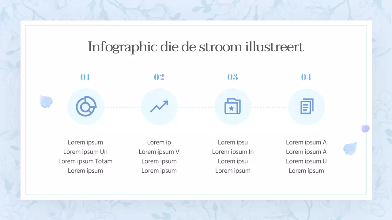 Een klassiek zomers bloemenvoorstel in lichtblauw