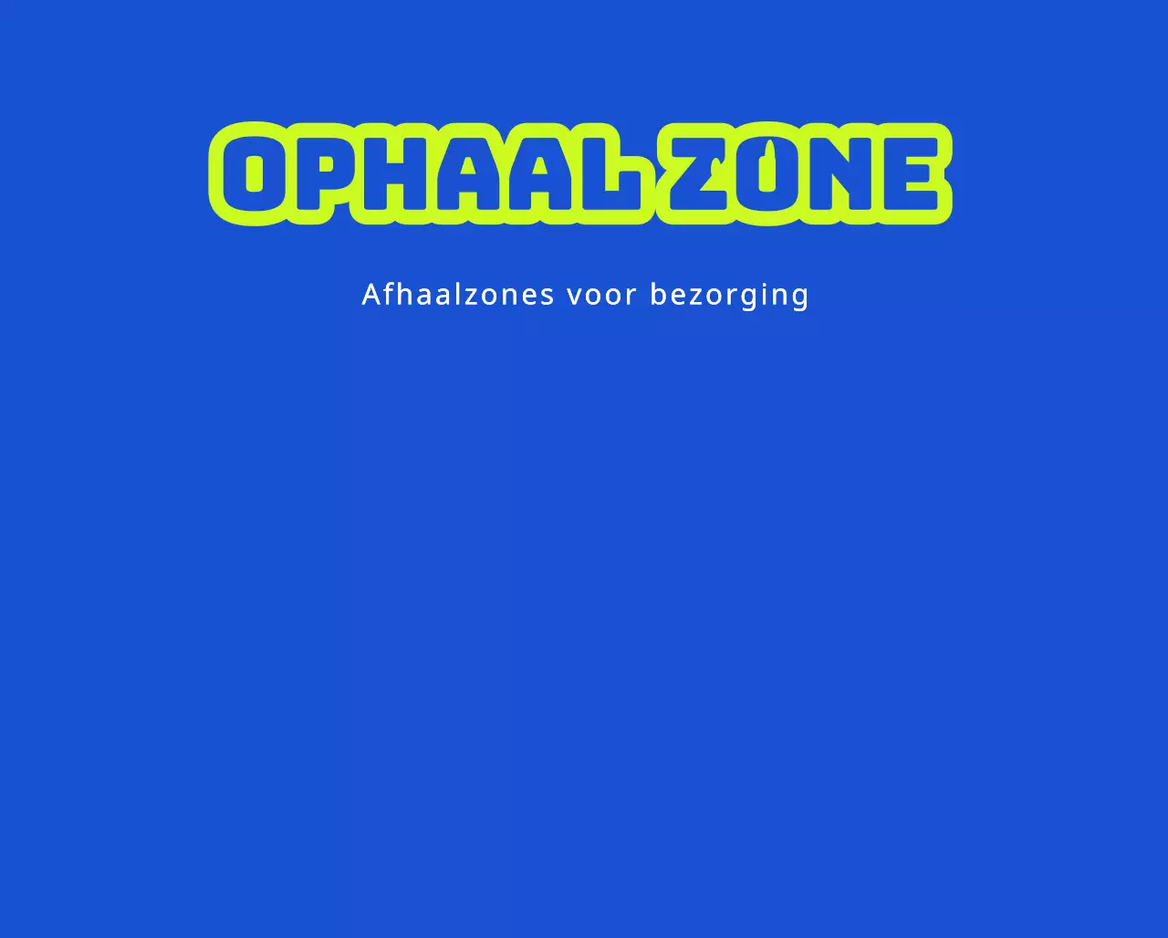 Afhaalzones voor bezorgingen en parkeerverboden