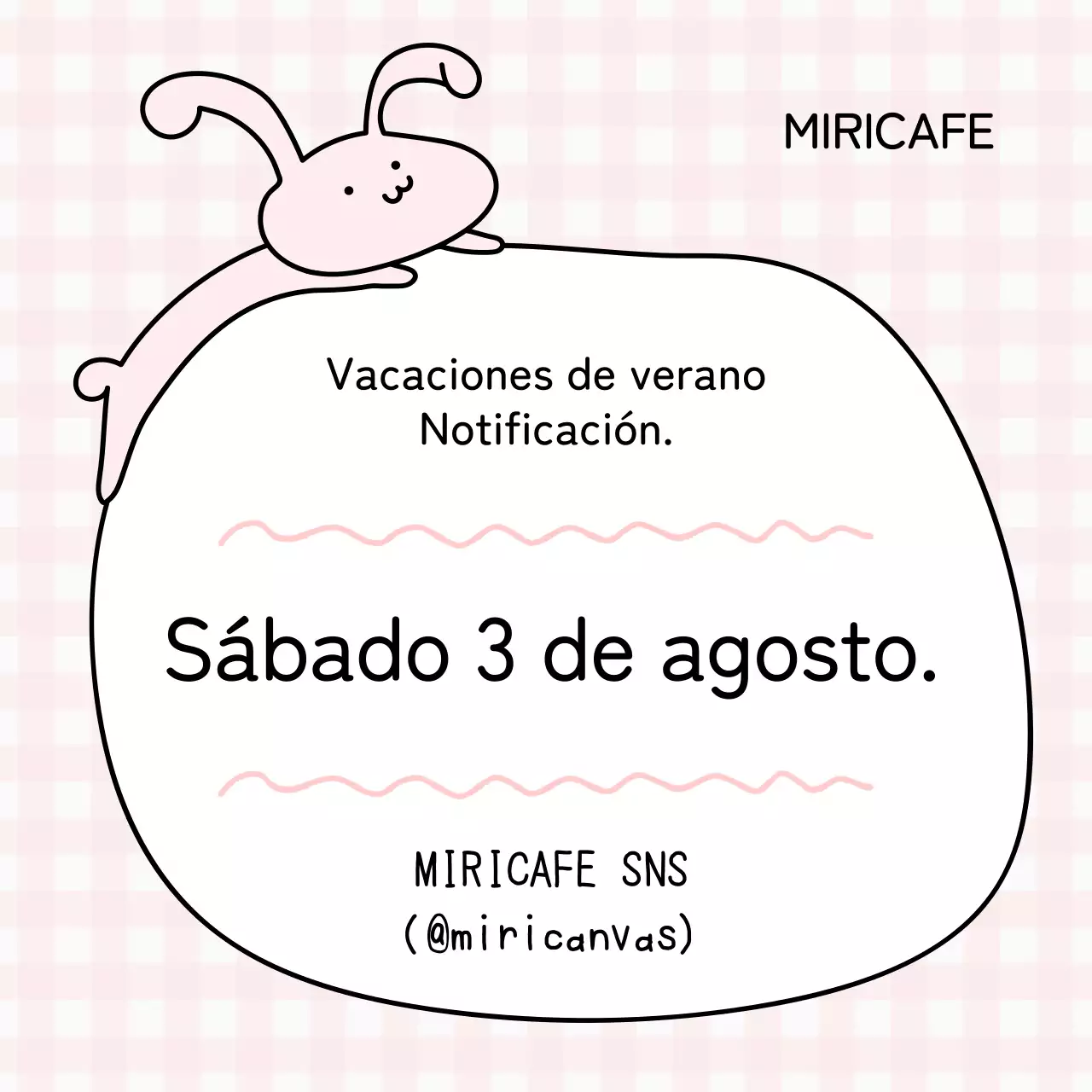 Bonitos anuncios de cierre en rosa