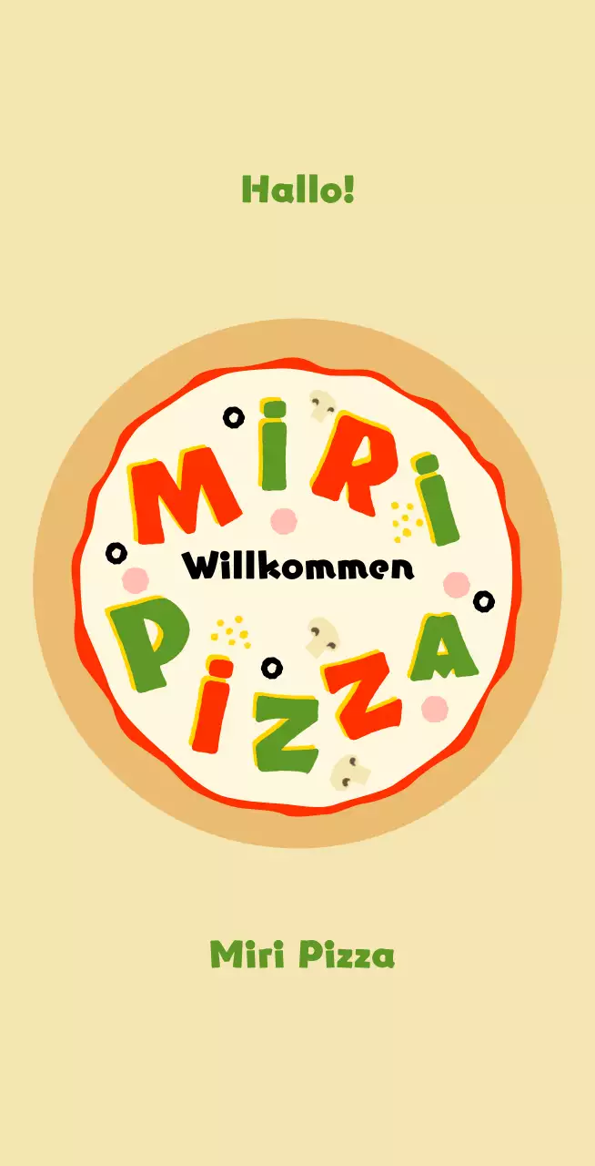 Runde Pizzeria pizzaförmiges Balsaholz