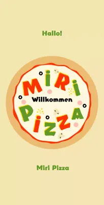Runde Pizzeria pizzaförmiges Balsaholz