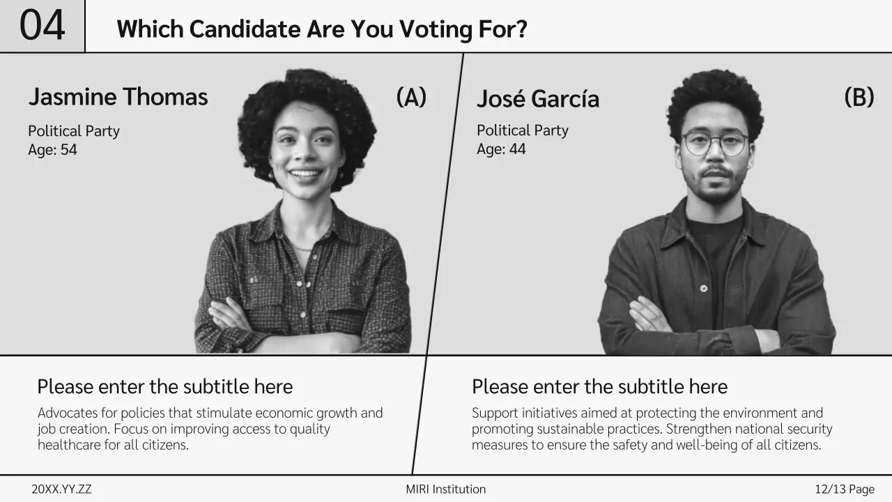 Presentasi Panduan Pemilihan Profesional Grey