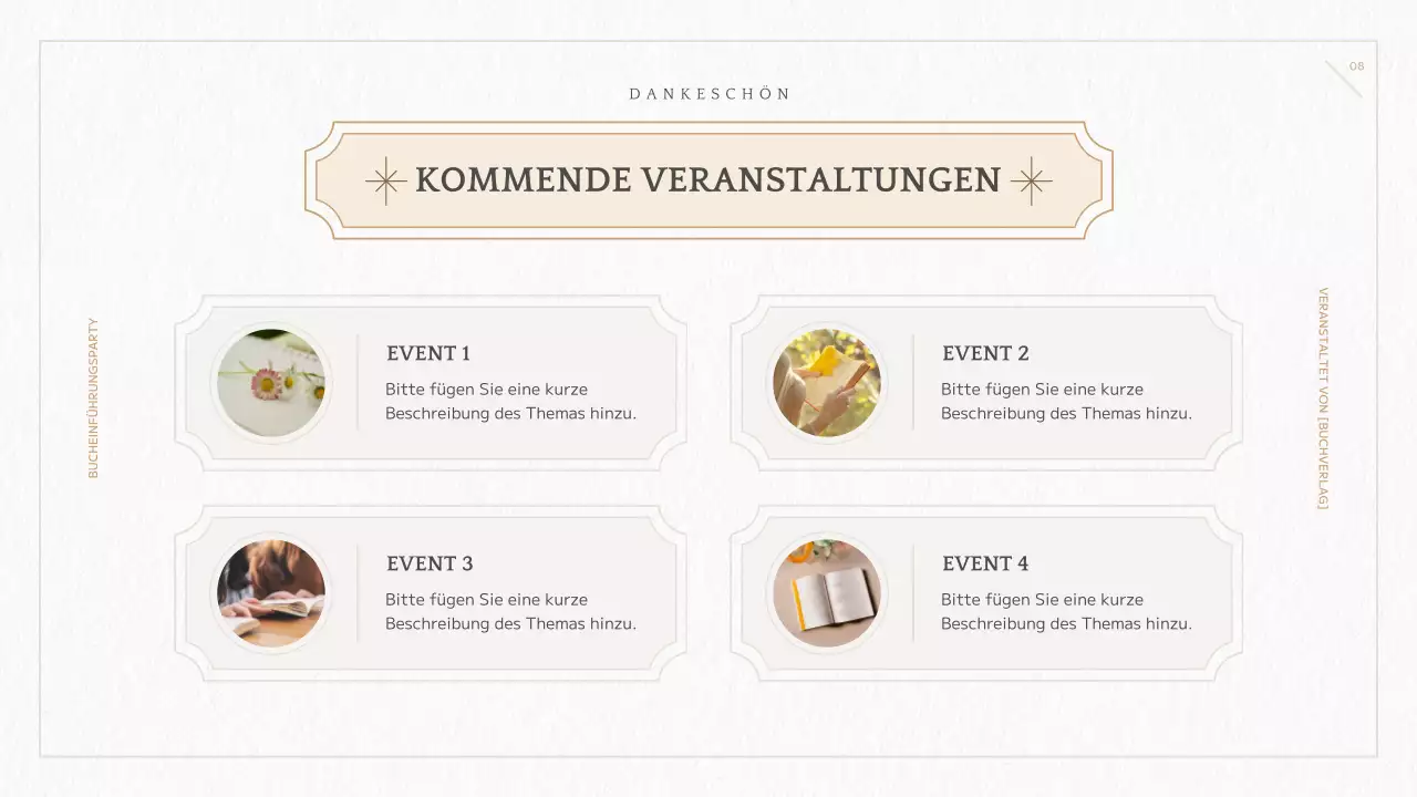 Buchvorstellung des neuen geometrischen Buches in Gelb und Elfenbein