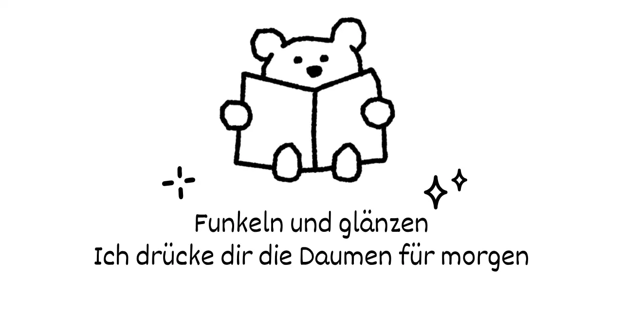 Mit netten und ermutigenden Sprüchen werben