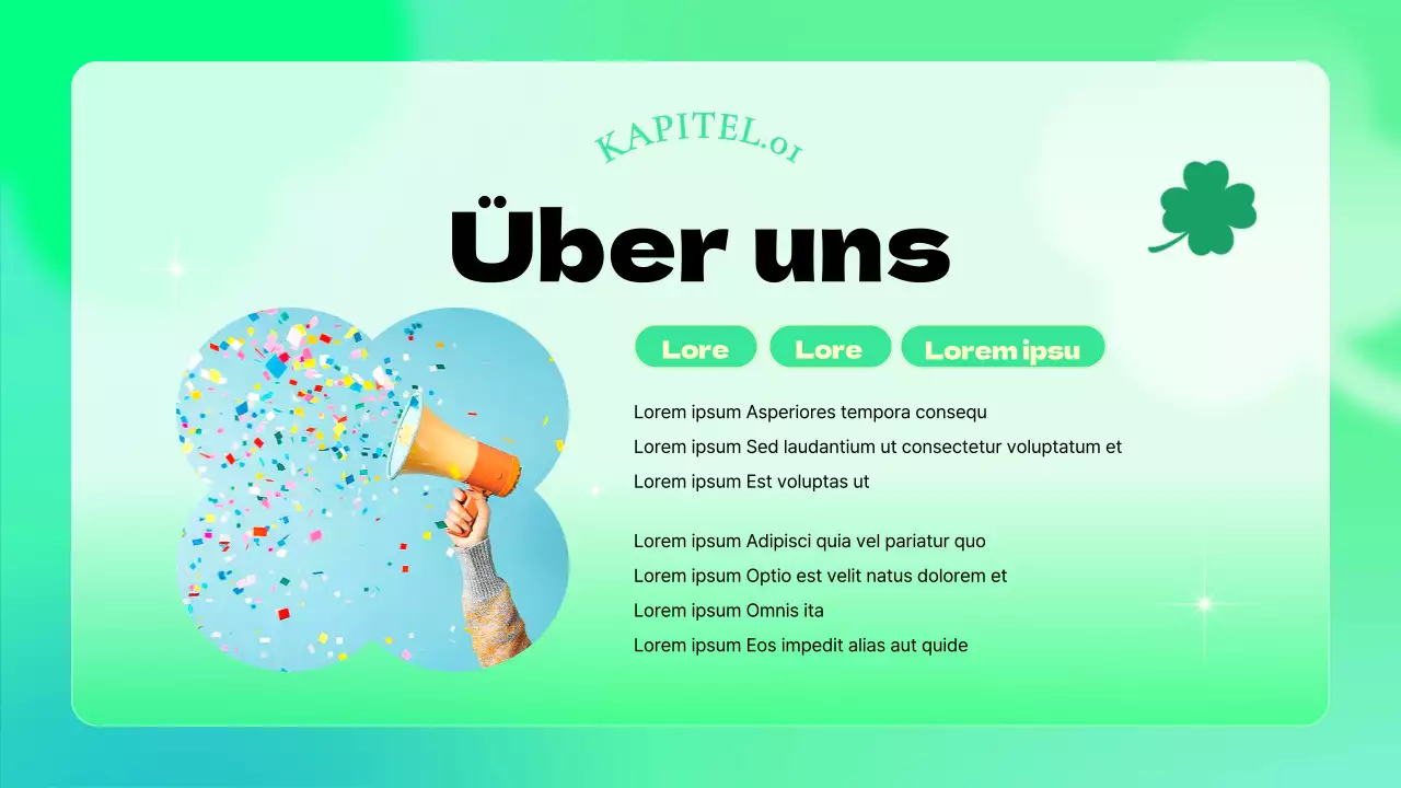 Kitschiger Slip der Marke Klee in Chartreuse