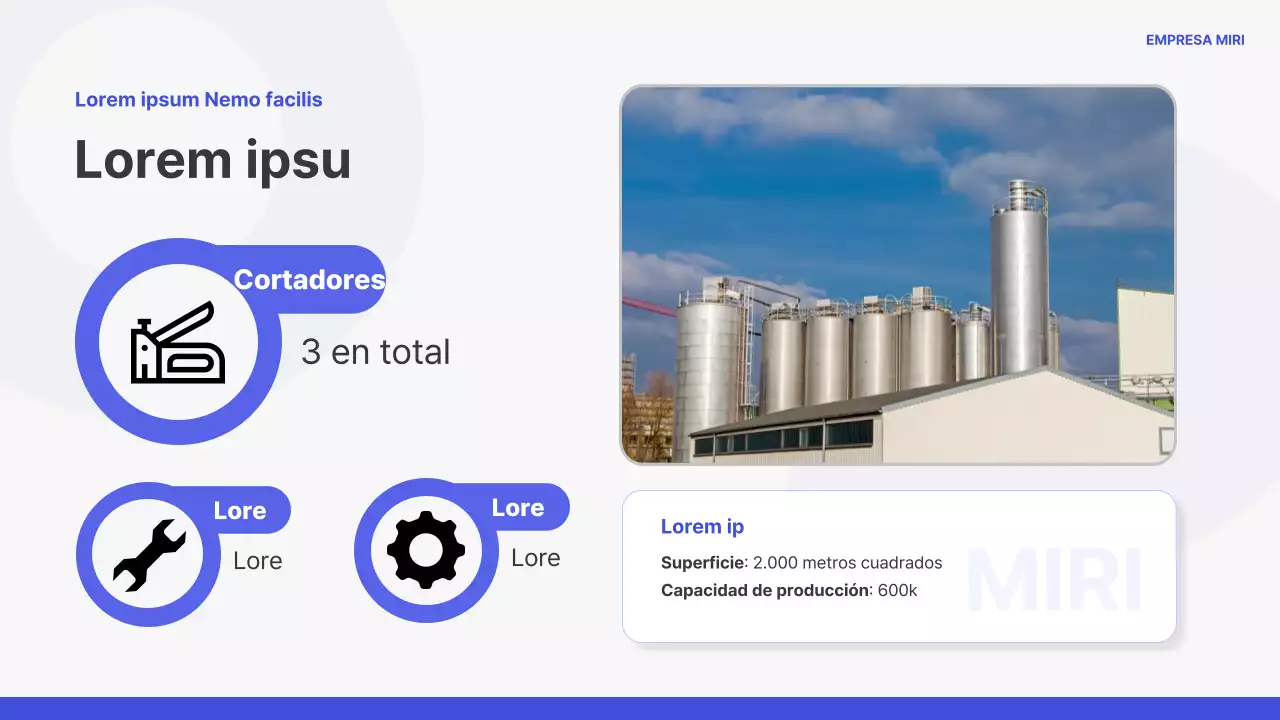 Formación inicial sencilla en azul