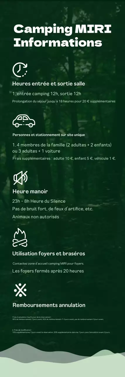 Introduction et guide du camping vert et propre