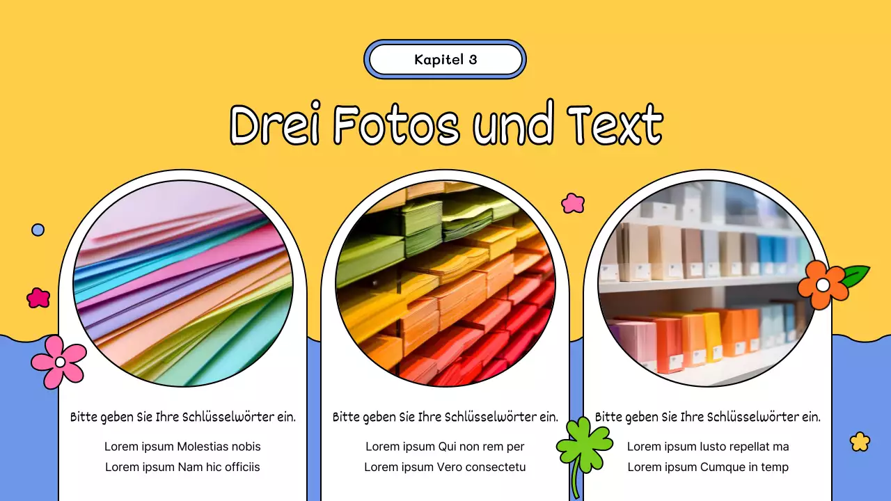 Ein süßer gelb-blauer Markenslip