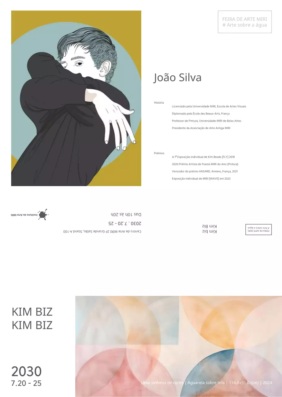 Folheto da Feira de Arte Minimal