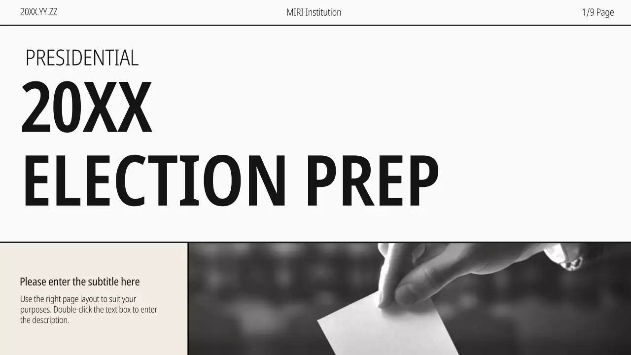 Black Professional Election Guide Presentation