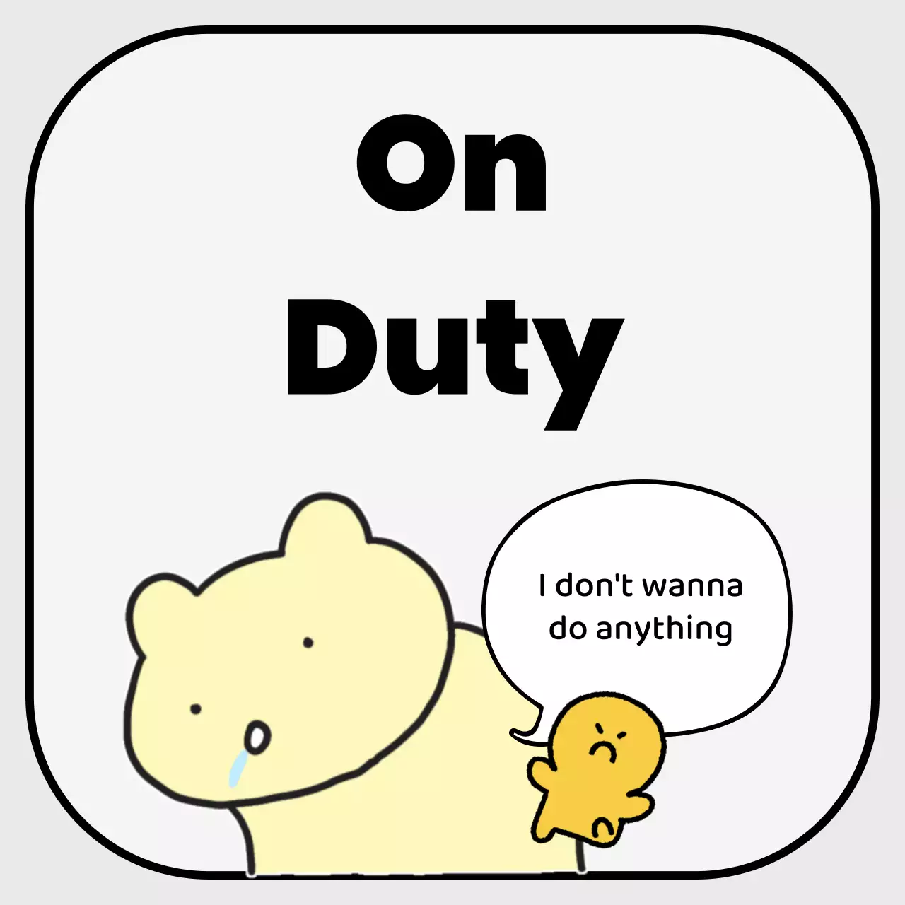 A collection of yellow, minimalist messenger profile photos