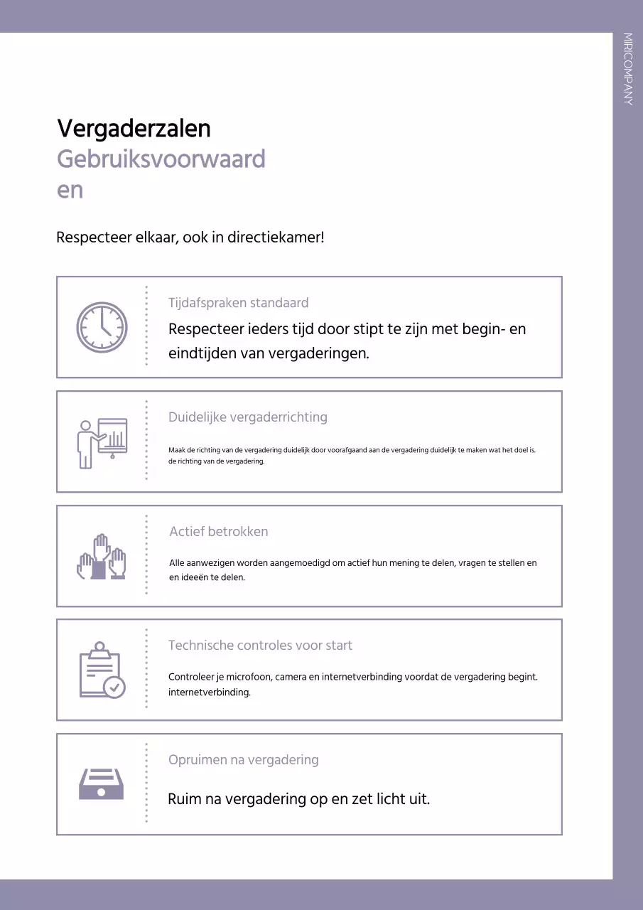 Eenvoudige sjablonensuite voor bedrijfsdocumenten in mauve en wit