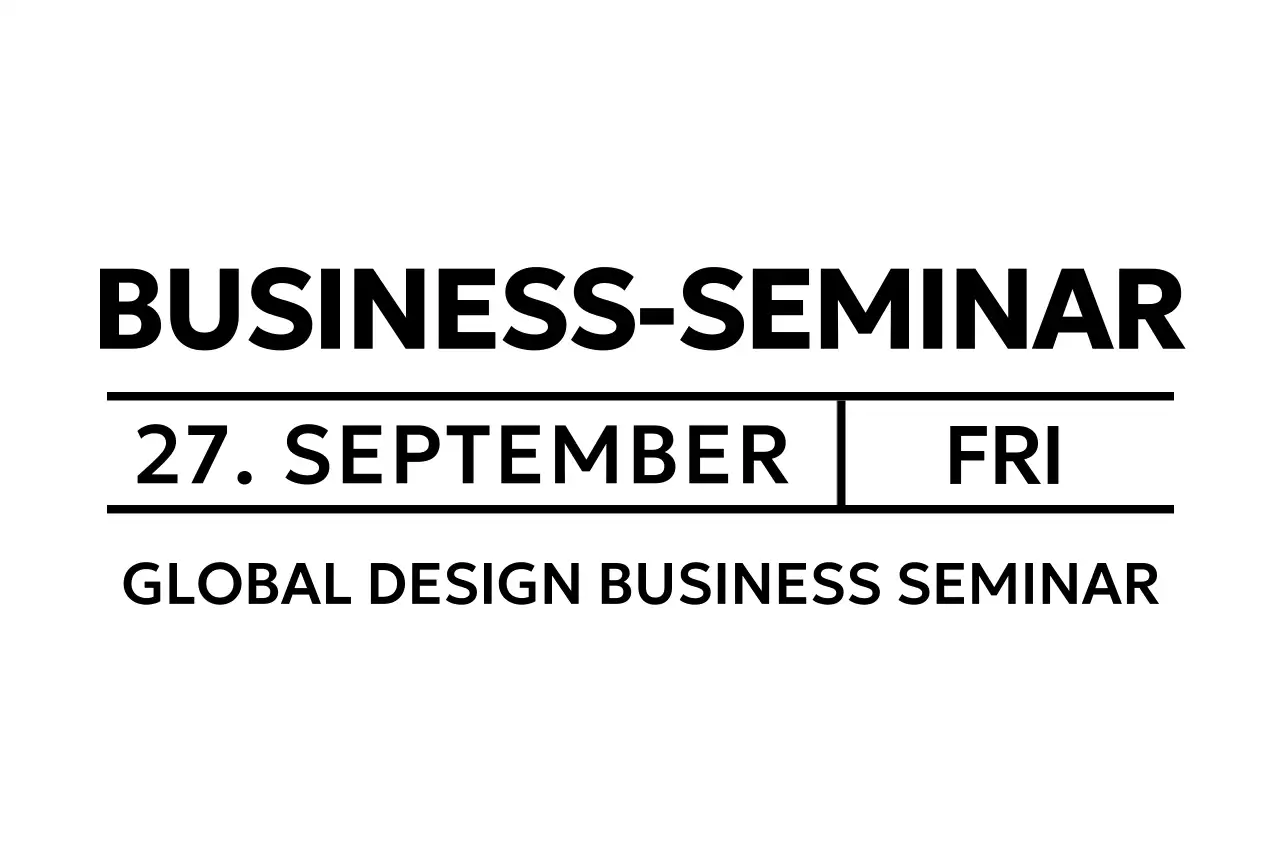 Förderung von Firmenseminaren mit einem sauberen Look