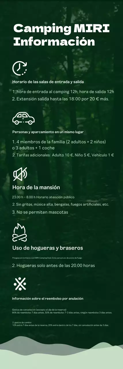 Introducción y guía del camping verde y ordenado