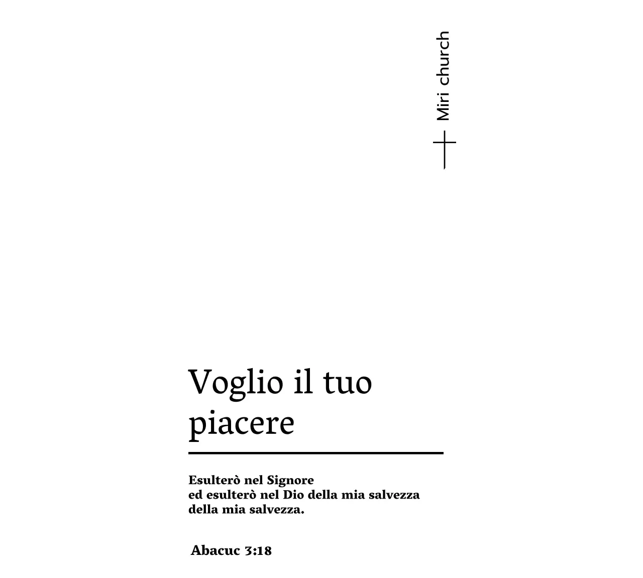 Concetto di frase scritturale cristiana in illustrazione lineare