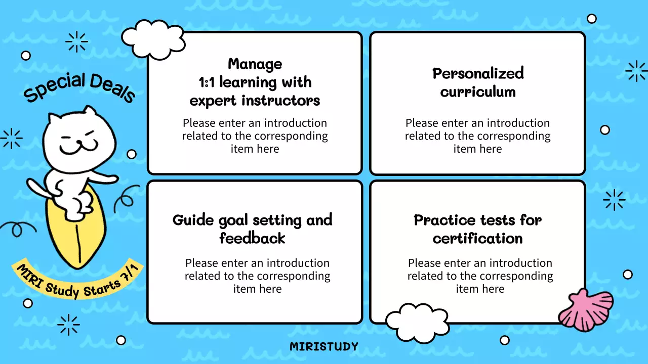 Yellow Playful Vacation Announcement Presentation