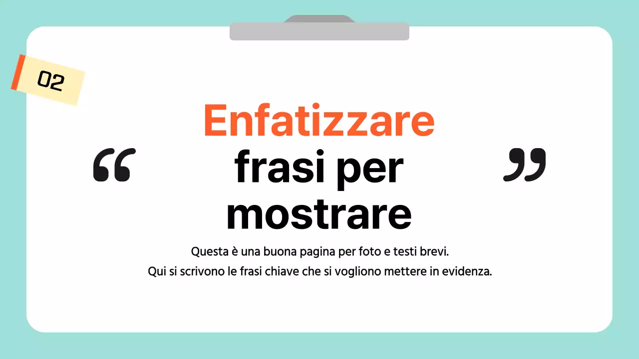 Una guida semplice e carina in azzurro e bianco