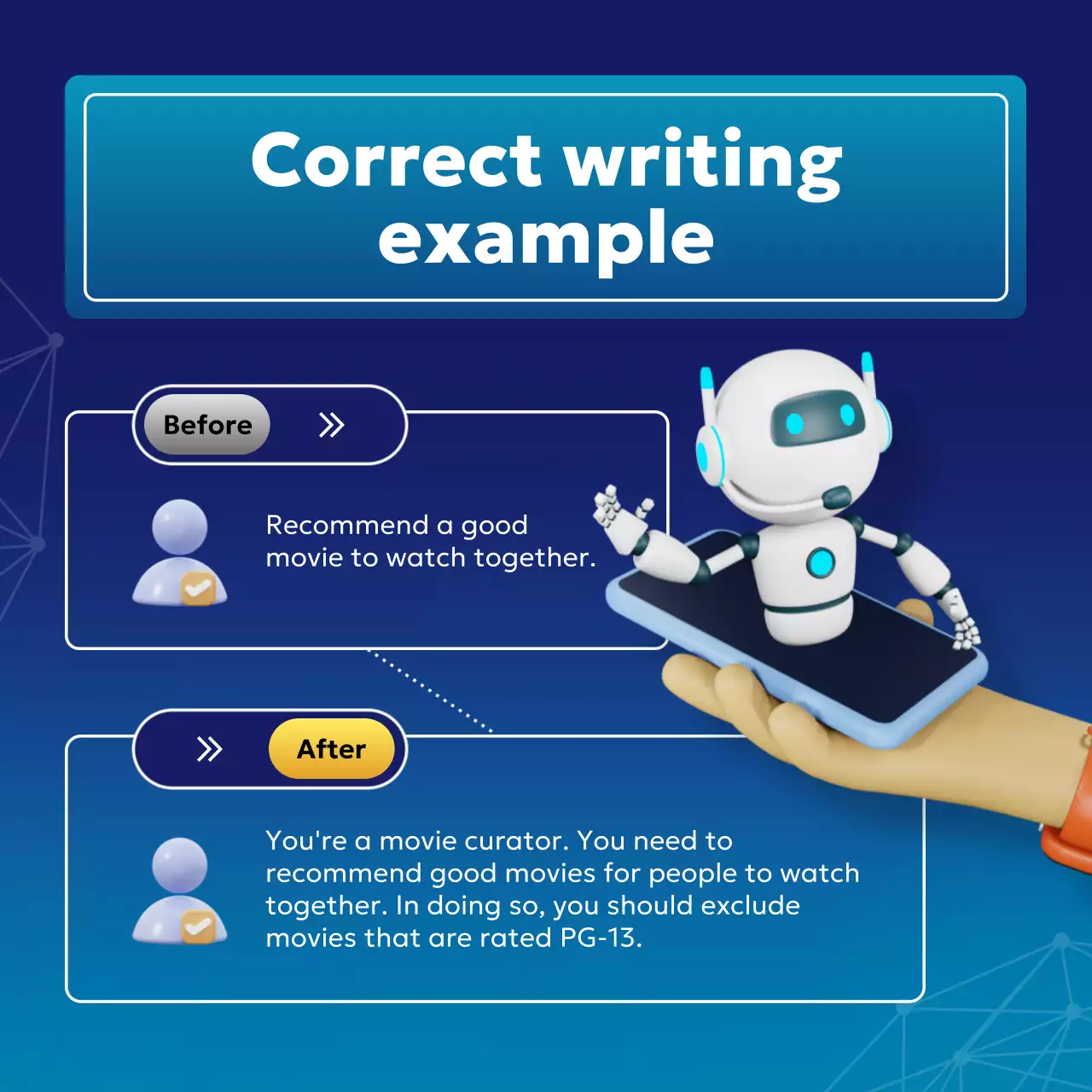 Guia de IA azul moderno Instagram carrossel