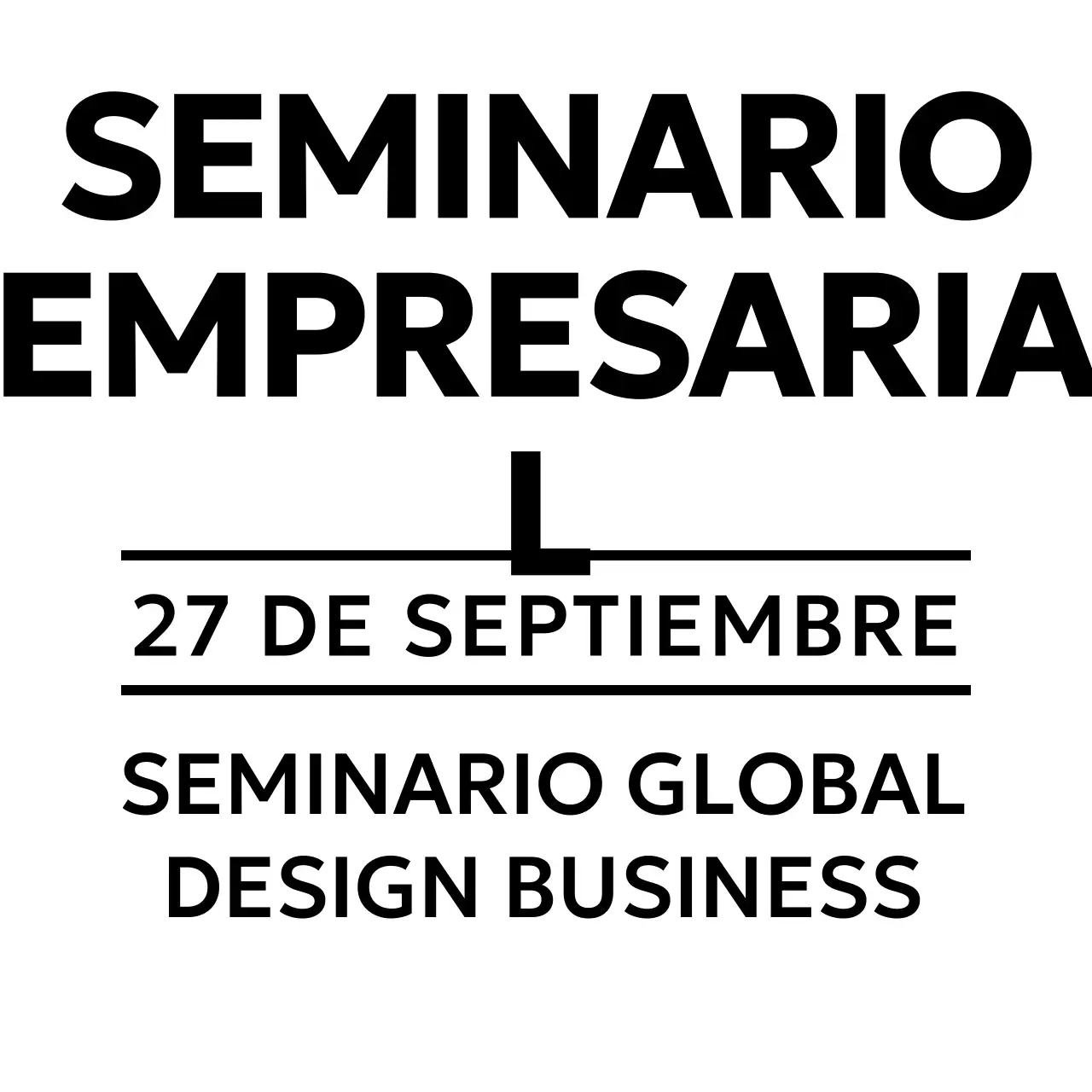 Promocione seminarios empresariales con un aspecto limpio