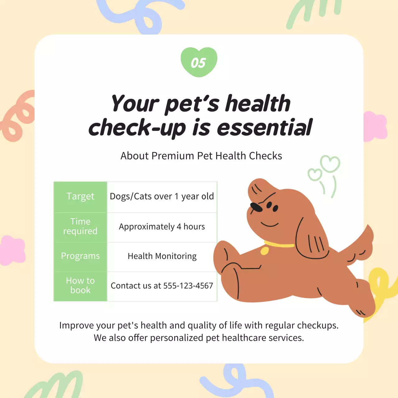 Beige Playful Pet Guide Instagram Carousel