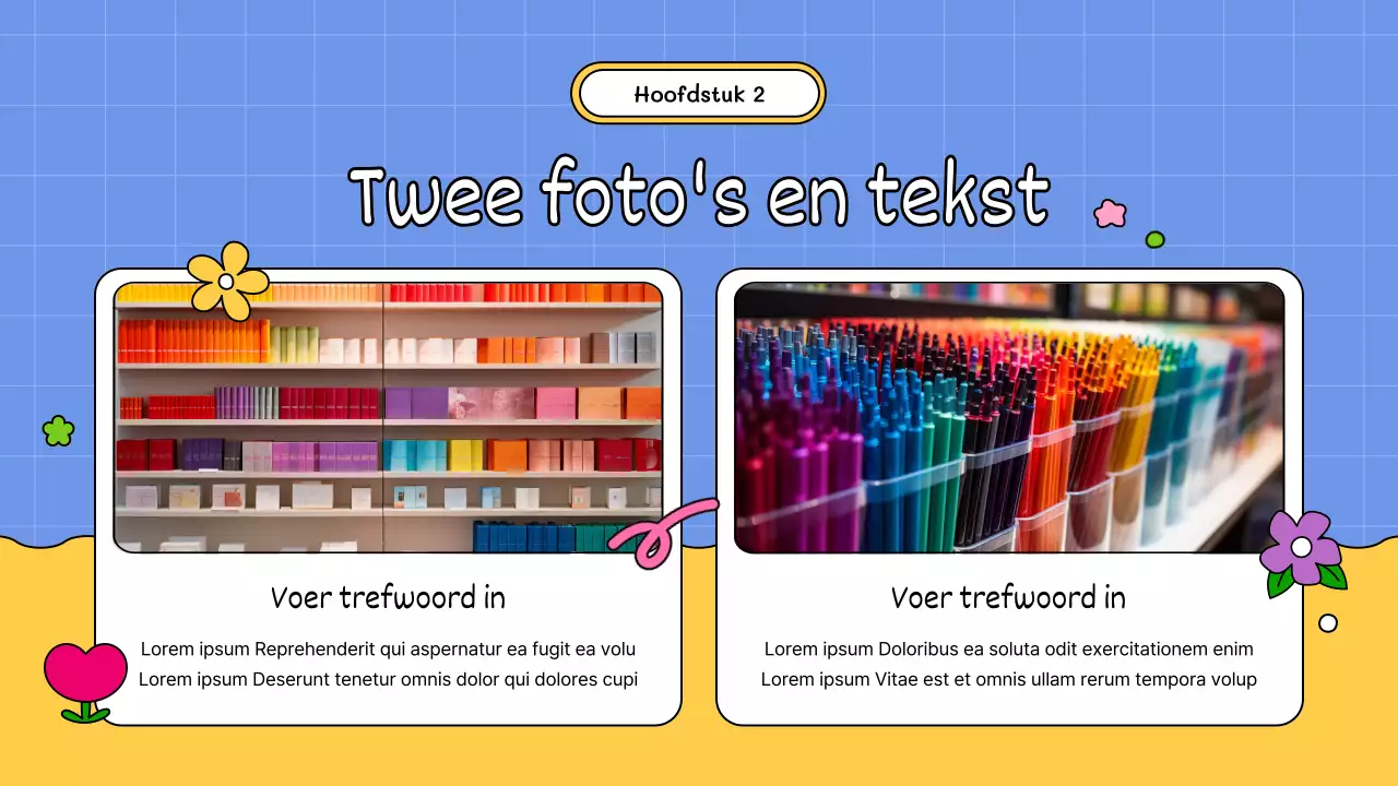 Een schattig geel met blauw merkbroekje