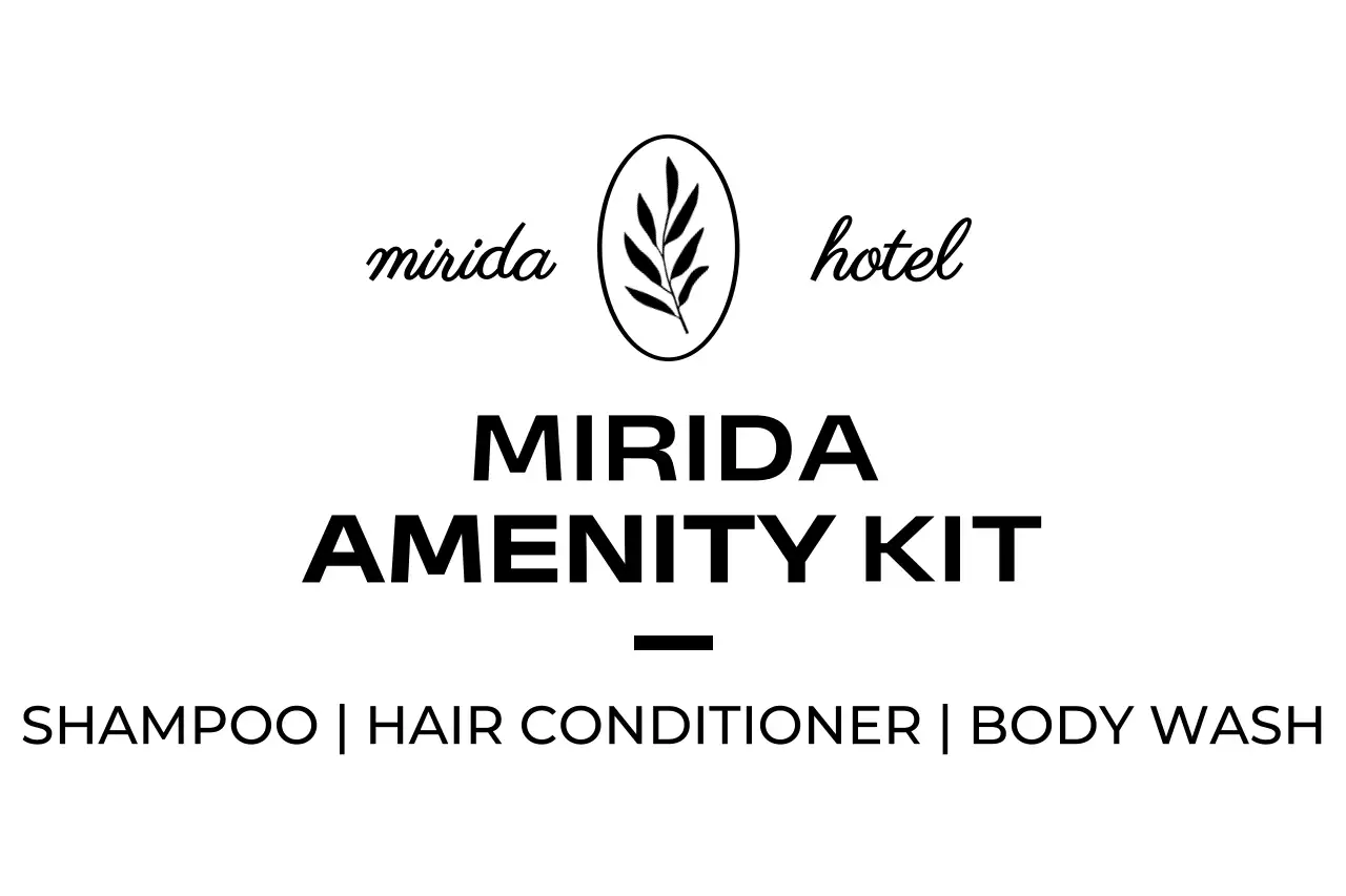 Logo fasilitas mewah dengan gambar kursif dan tanaman