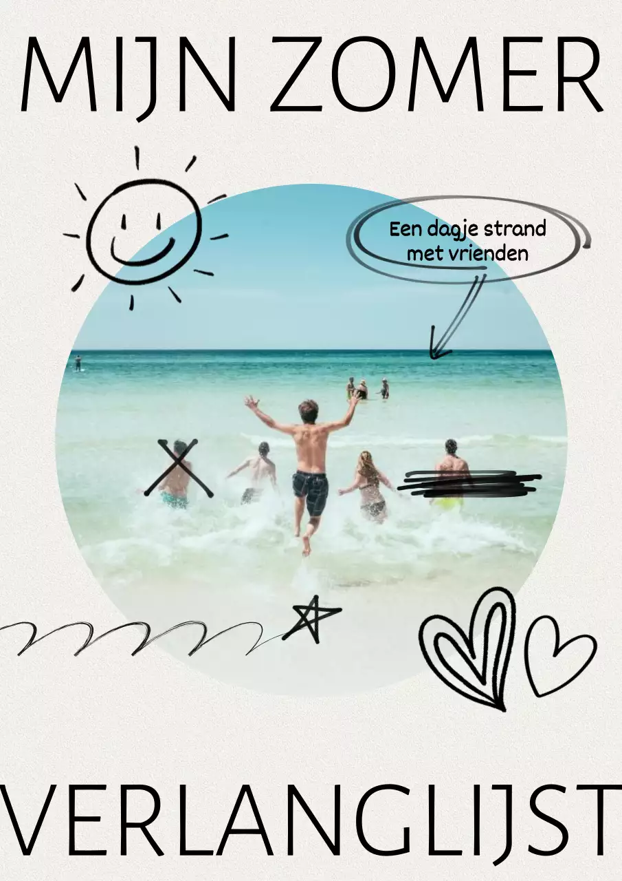 Een mintkleurige vakantiepost