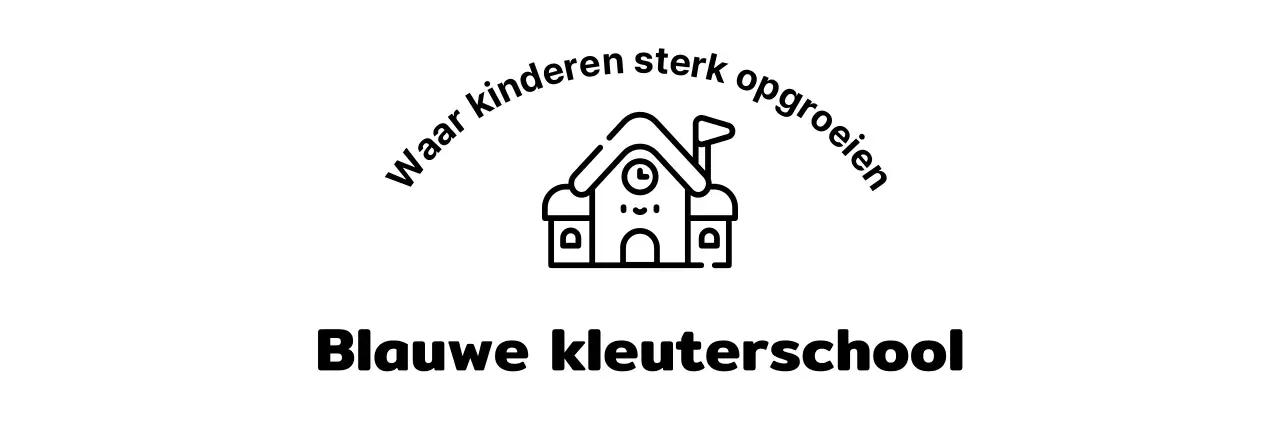 Promoot je kleuterschool met schattige illustraties
