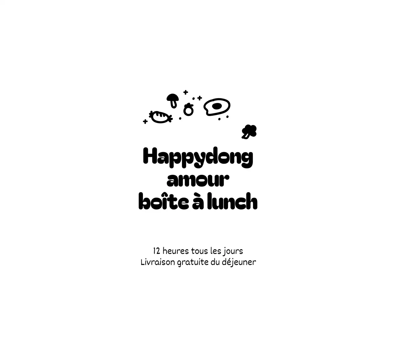 Se porter volontaire pour partager des boîtes à lunch avec des illustrations alimentaires