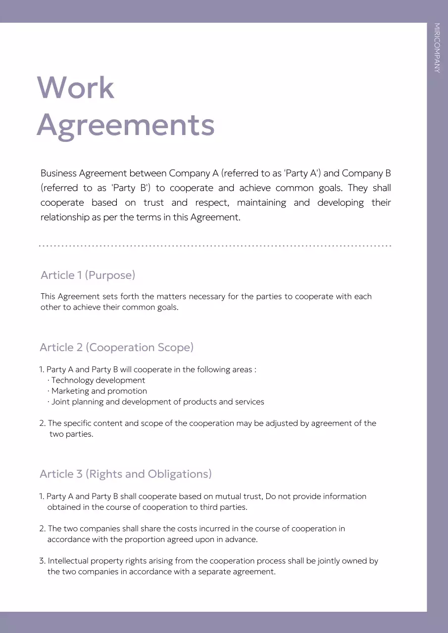 Grey Modern Business Document