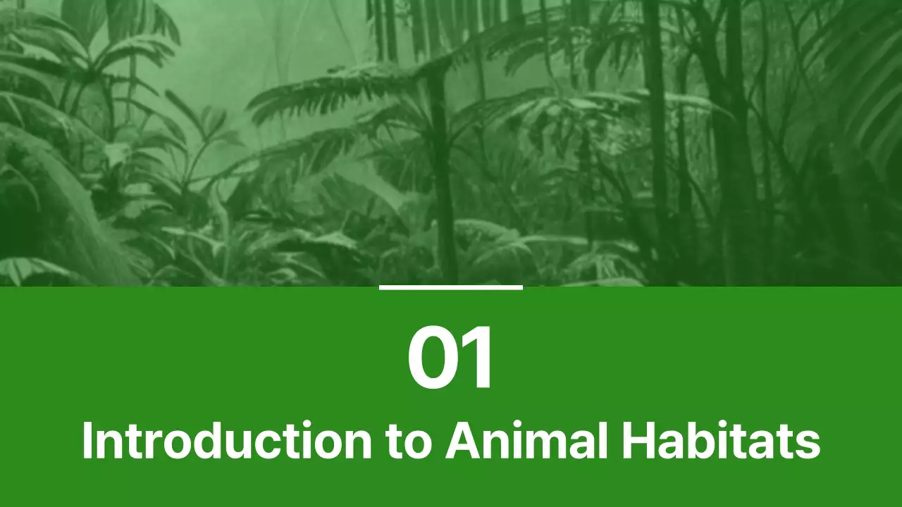 Green Nature Animal Guide Presentation