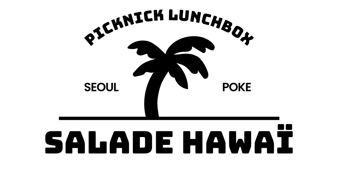 Promoot je kitscherige Hawaïaanse poke salad shop