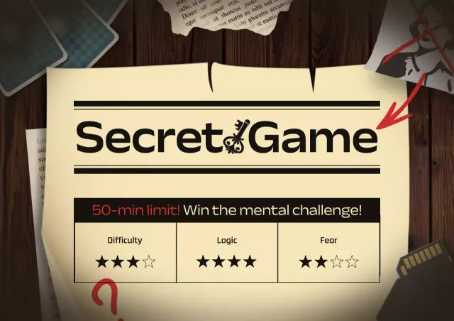 Beige Retro Game Promotion Poster