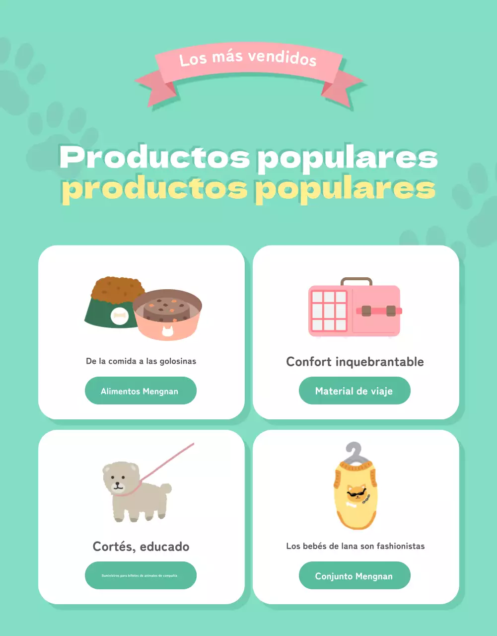 Una colección de bonitos artículos para mascotas en rosa
