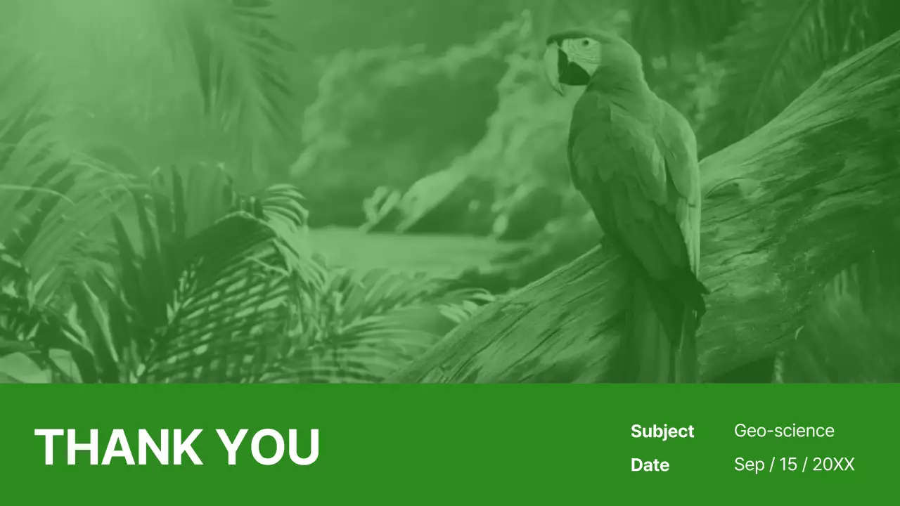 Green Nature Animal Guide Presentation