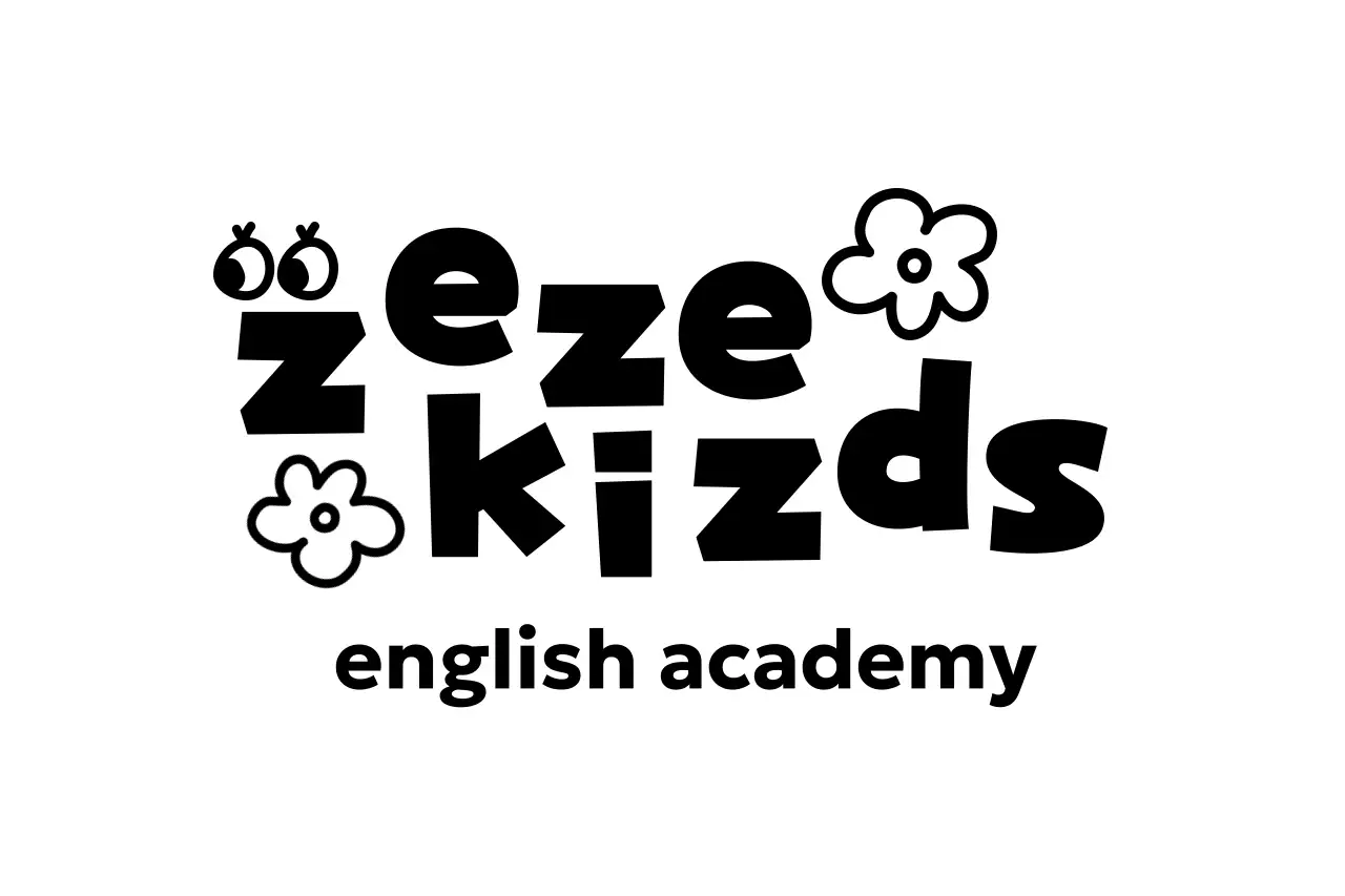 Promosikan sekolah bahasa Inggris Anda dengan font dan gambar tangan yang lucu