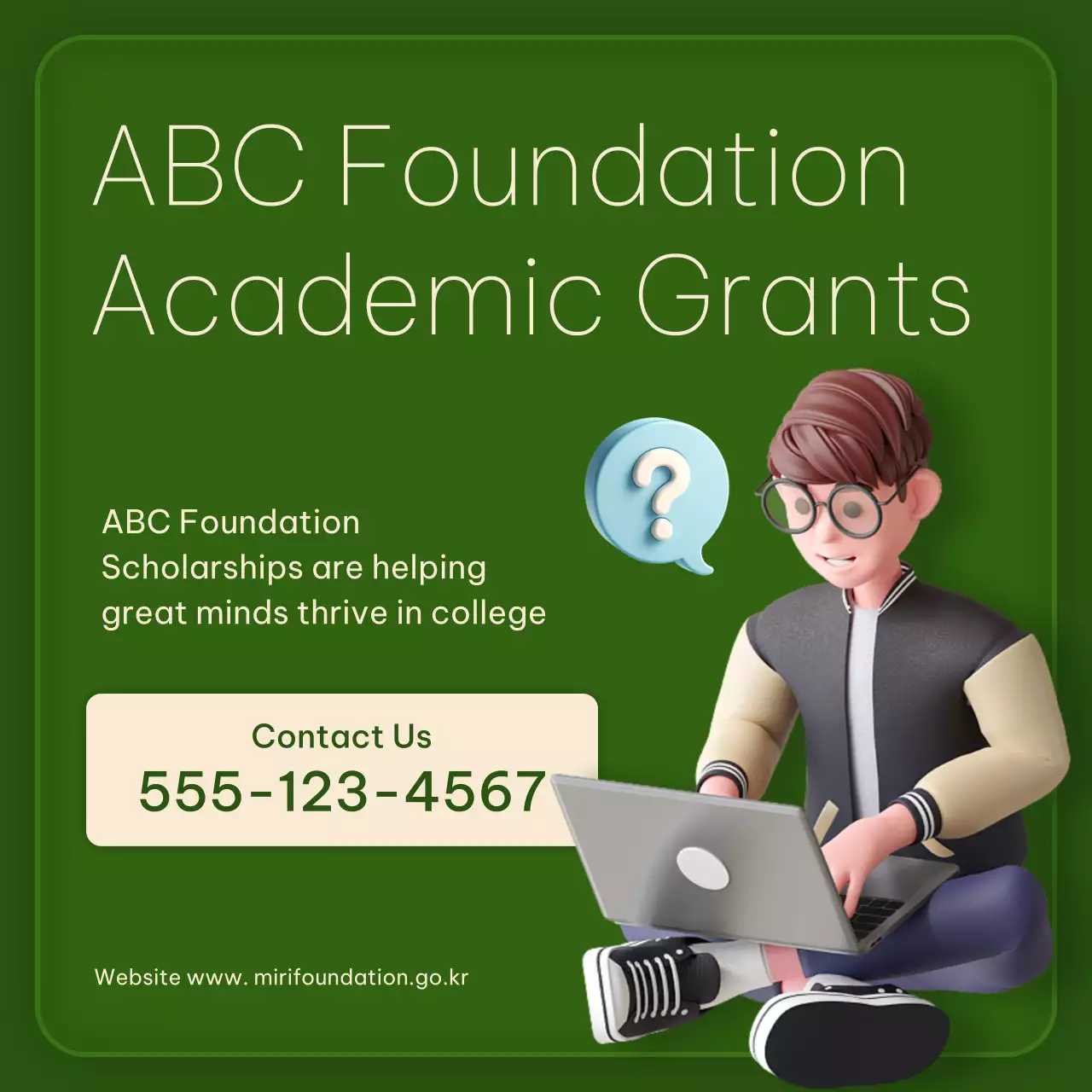 Green Modern Academic Guide Instagram Carousel