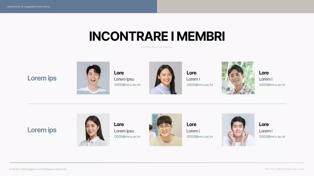 Una semplice introduzione blu e beige ai laboratori per laureati