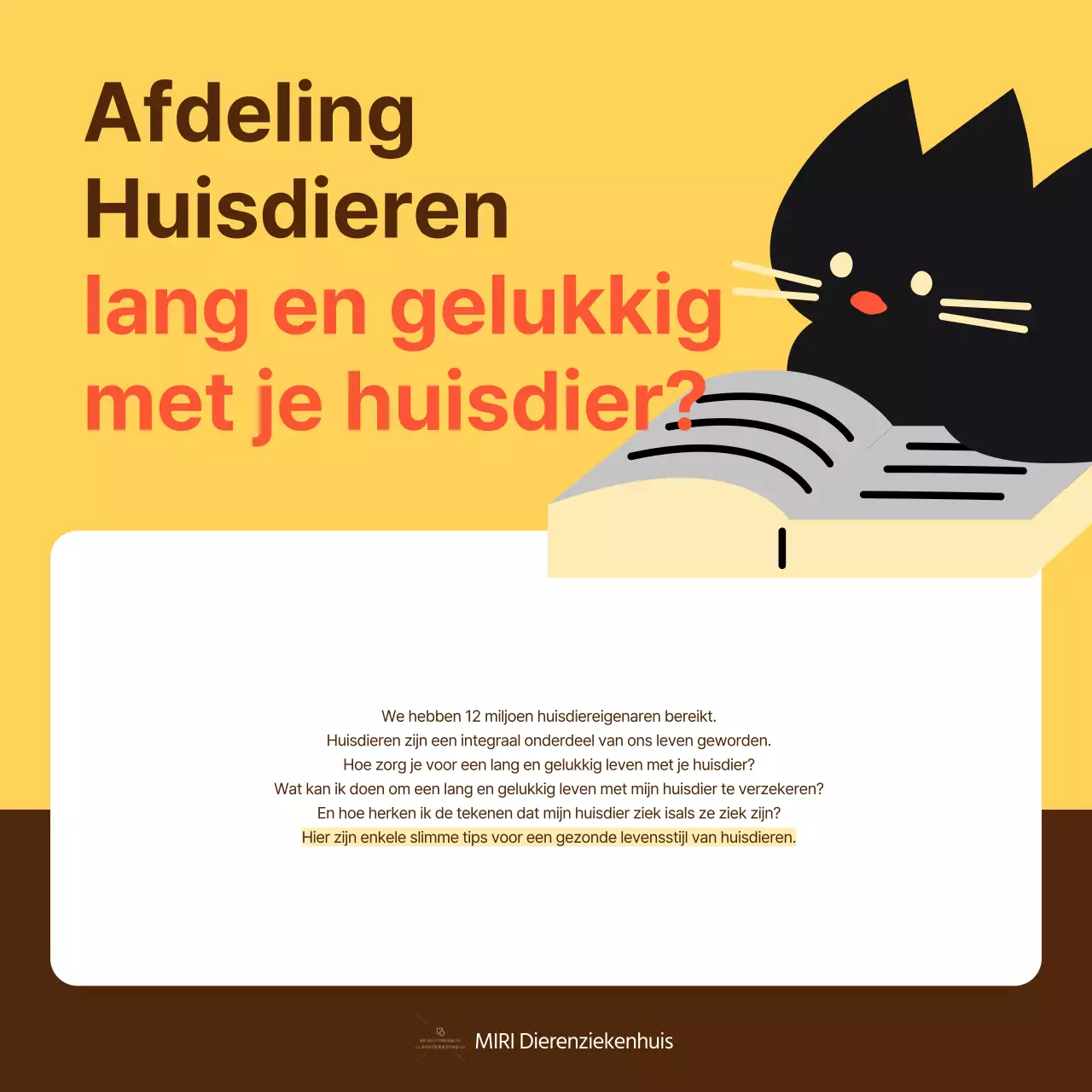 De gele en oranje gids voor de gezondheid van huisdieren