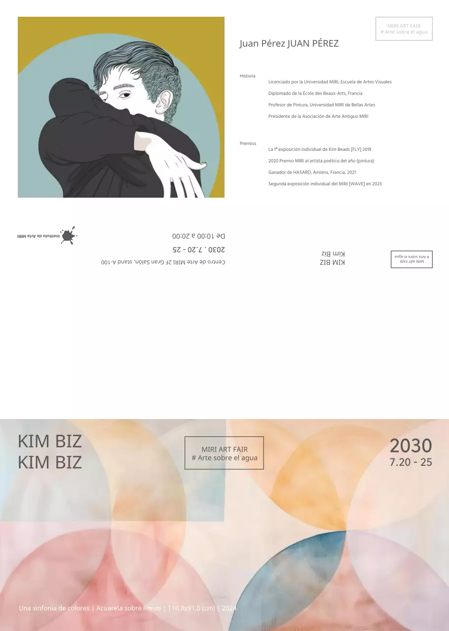 Folleto de la Feria de Arte Minimal