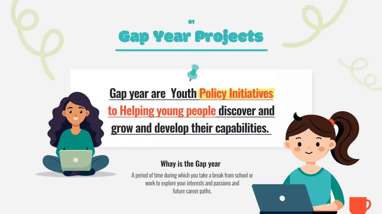 Green Minimal Break Guide Presentation