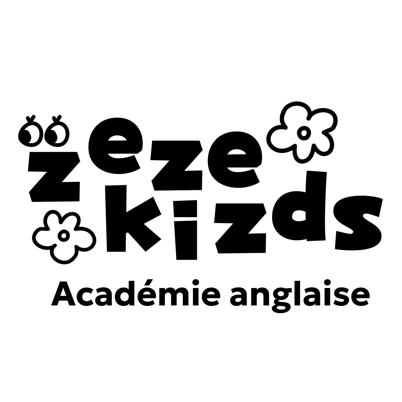 Faites la promotion de votre école d'anglais avec de jolies polices de caractères et des dessins à la main.