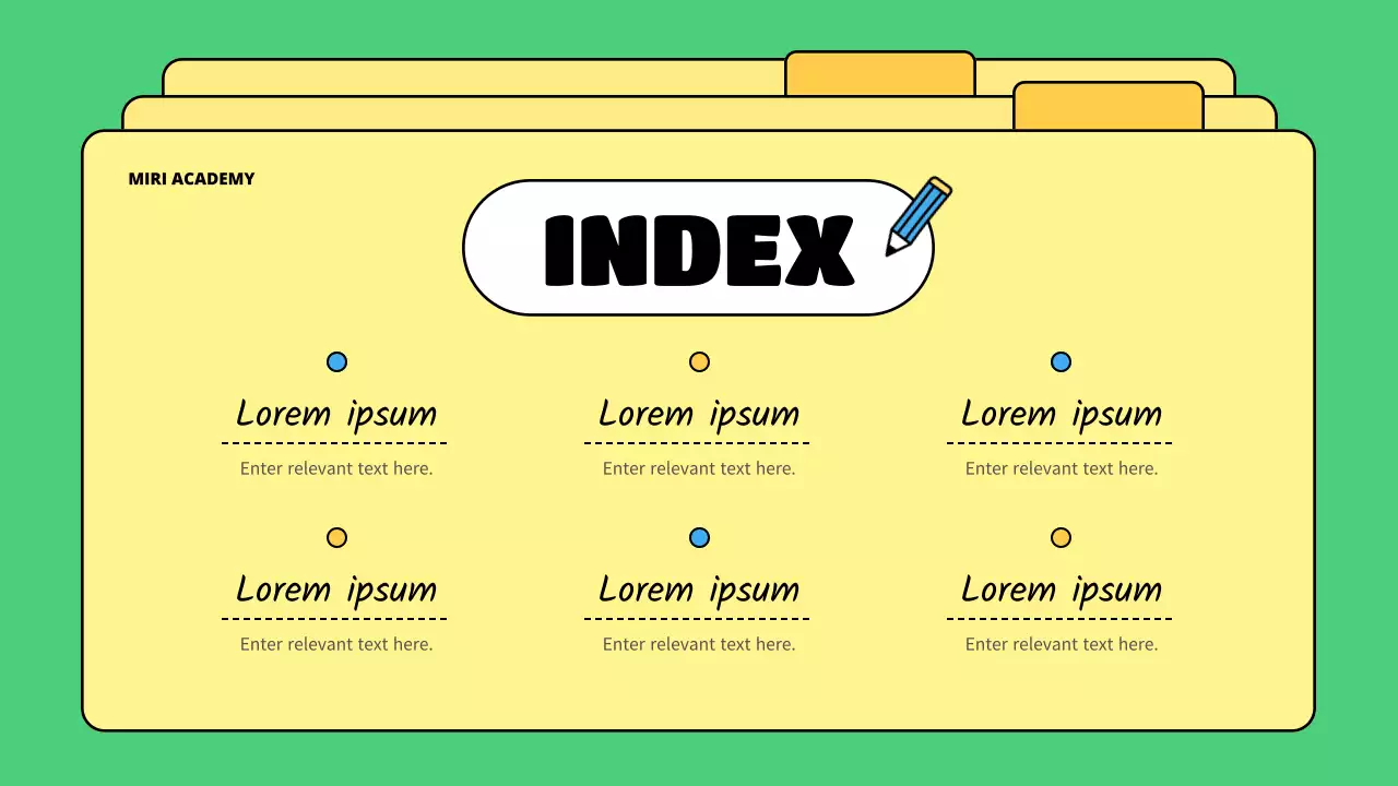 그린 심플 오리엔테이션 가이드 프레젠테이션