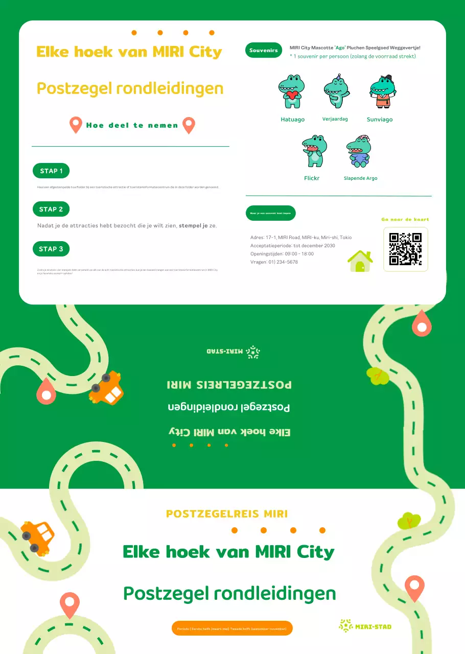 Leuke stadspostzegelfolder