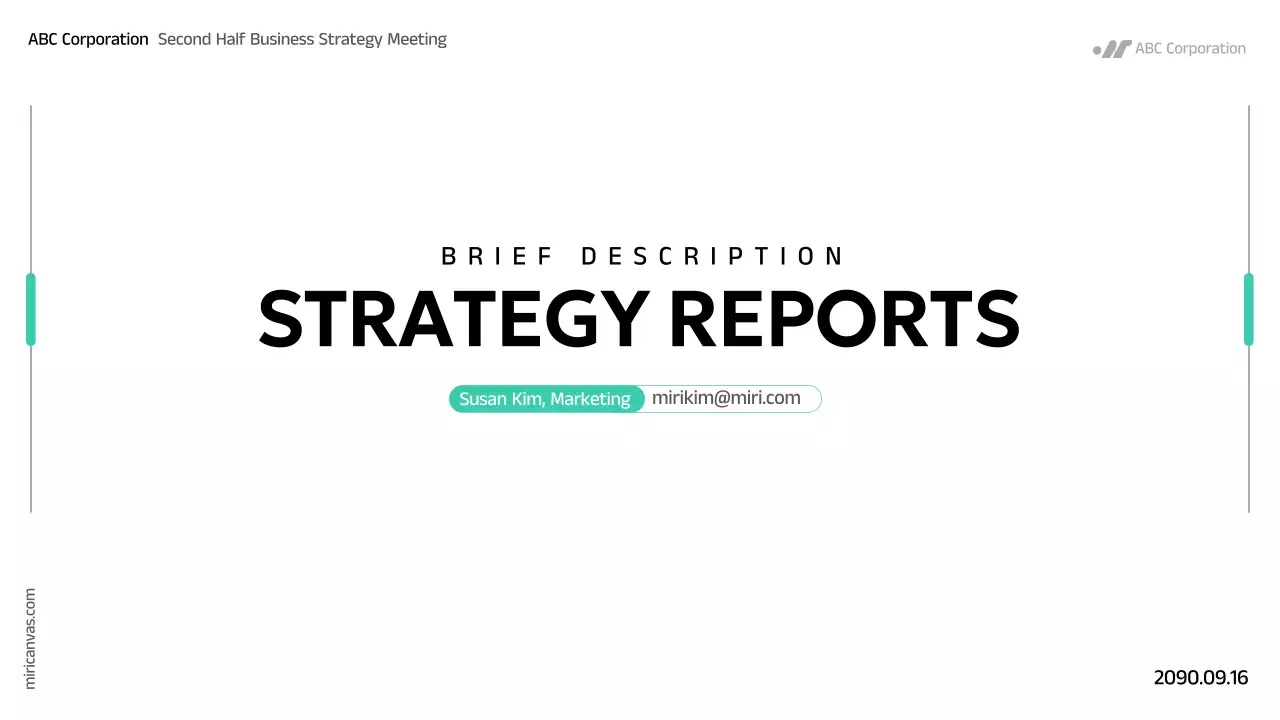 White Professional Strategy Report Document Presentation