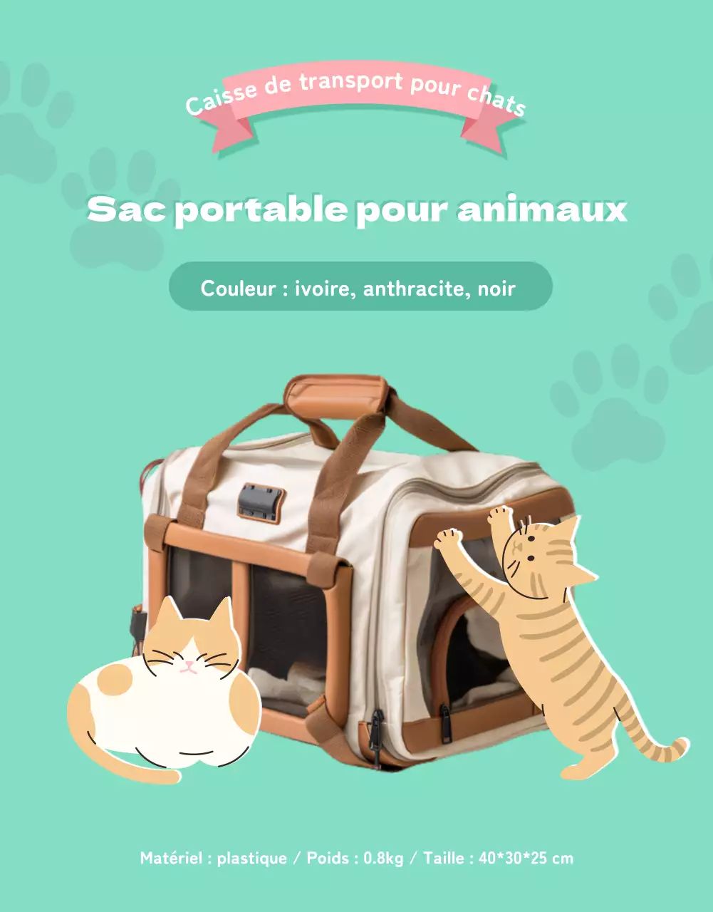 Une collection d'articles mignons pour animaux de compagnie en rose