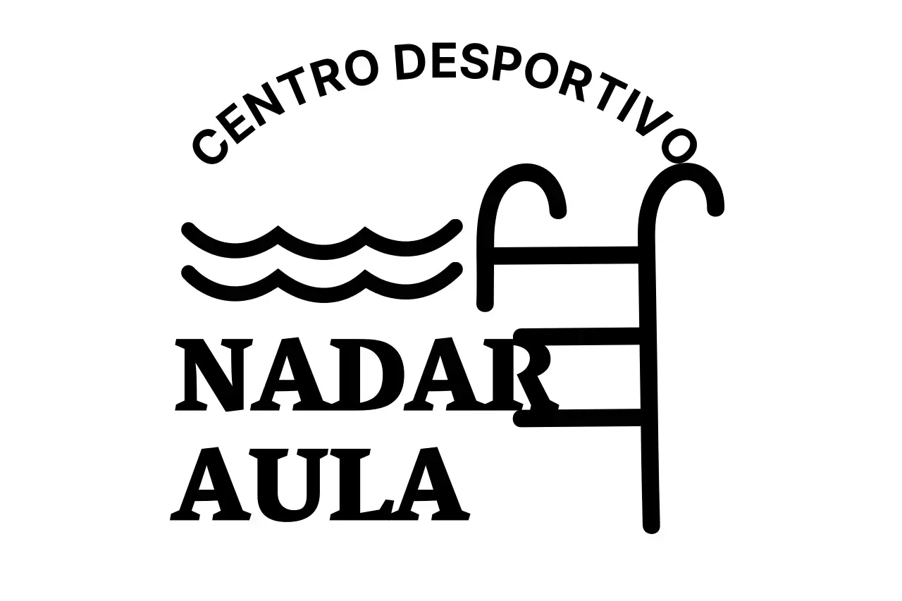 Clube de aulas de natação numa ilustração de piscina